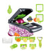 14/16 in 1 Multifunctional Vegetable Chopper Onion Chopper Handle Food Grate Food Chopper Kitchen Vegetable Slicer Dicer Cut - Shopsta EU