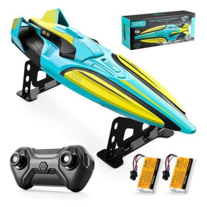 4DRC S1 2.4G 4CH - High-Speed RC Boat with Water Model Remote Control - Ideal for Pools, Lakes, Racing, and Kids/Children Gifts - Shopsta EU