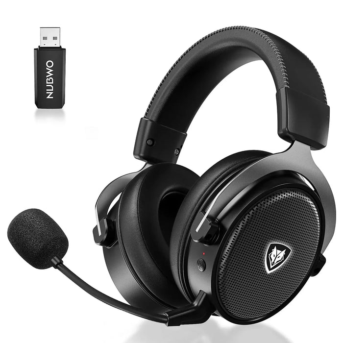 NUBWO® G-Serie – Kabelloses Gaming-Headset mit 2,4 GHz und Bluetooth 5.3-Technologie, Mikrofon mit Geräuschunterdrückung und Stereo-Sound – Kompatibel mit PS5 / PS4 / PC / Computer / Telefon / XBOX / Switch