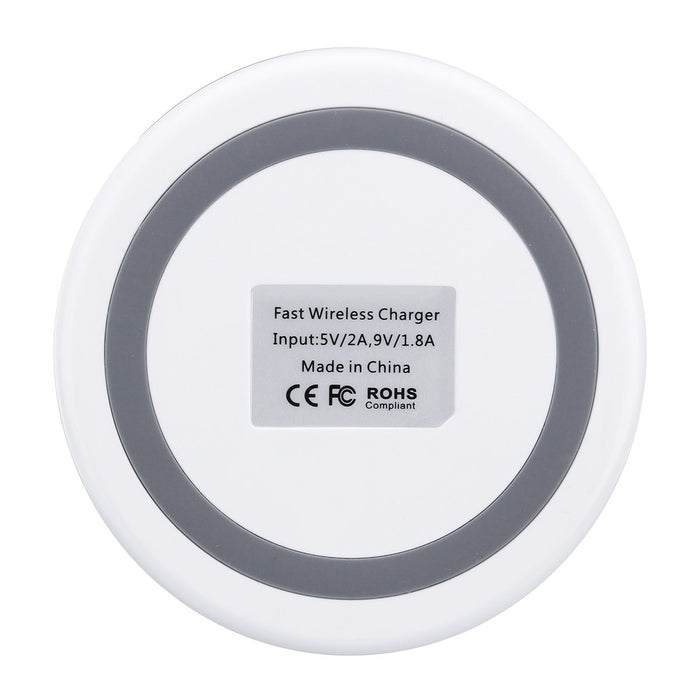 Bakeey 10W Qi Wireless Charger - Quick Charge, Fast Charging, Mirror Face, LED Ring Indicator - Ideal for Effortless and Stylish Charging on the Go - Shopsta EU