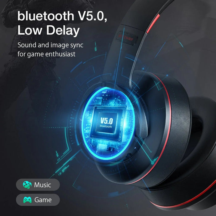 BlitzWolf® BW-HP2 Pro Bluetooth 5.0 Wireless CVC 8.0 Noise Cancelling Headphones - Shopsta EU