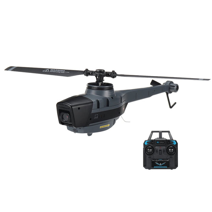 C128 2.4G 4CH 6-Axis RC Helicopter - 1080P Camera, Optical Flow Localization, Altitude Hold, Flybarless - Perfect for Stabilized Aerial Photography and Smooth Flying Experience - Shopsta EU