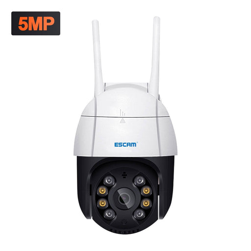 ESCAM QF518 - 5MP Waterproof WiFi IP Camera with Pan/Tilt, AI Humanoid Detection, Auto Tracking, Cloud Storage, Two Way Audio, Night Vision - Ideal for Home Security and Surveillance - Shopsta EU