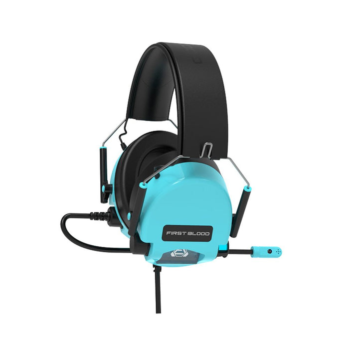 FirstBlood H10 Gaming Headset - Foldable Headphone with Virtual 7.1, One-way Noise Reduction Microphone, Colorful Light - Perfect for PC and Laptop Gamers - Shopsta EU