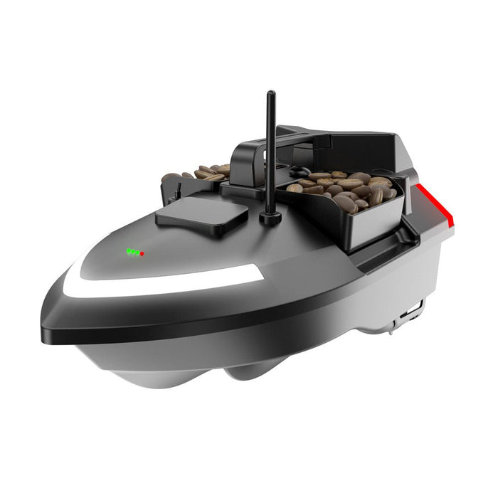 Flytec V801 RTR - 2.4G 4CH Fishing Bait RC Boat with 500m Distance, LED Lights & Intelligent Three Hoppers - Perfect for Fixed-Point Nesting & Speed Enthusiasts - Shopsta EU