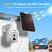 HISEEU TD473 - Solar Powered 4G Outdoor Security Camera with 360° PTZ, HD Color Night Vision & 2-Way Talk - IP66 Waterproof Home Surveillance Solution - Shopsta EU