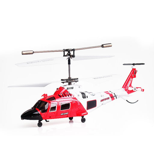 Syma S111G Helicopter - 3.5CH 6-Axis Gyro RC, Ready to Fly - Perfect for Children & Beginners to Enjoy Indoor Flying - Shopsta EU