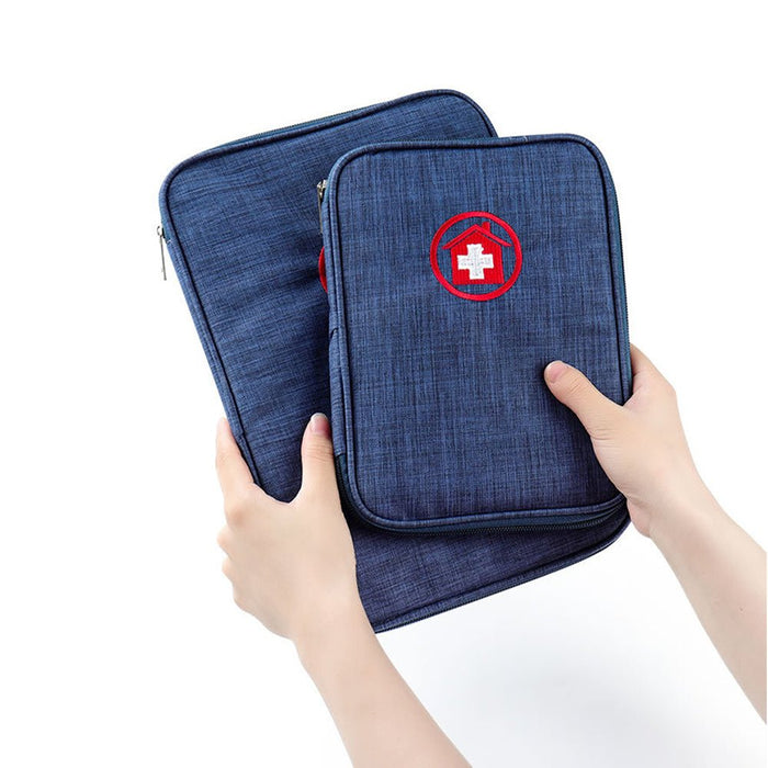 TB-0213 Kiss The Rain - Portable Two-Purpose Storage Bag, Medical Emergency Certificate & Passport Organizer, Waterproof - Ideal for Travelers & Emergency Situations - Shopsta EU