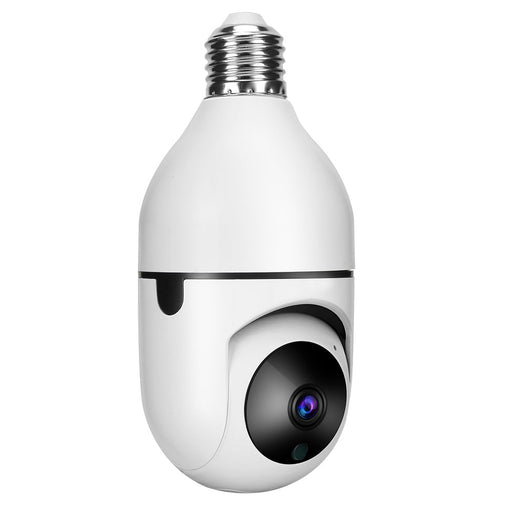 XIAOVV 2MP WiFi PTZ Security Camera - Wireless Bulb Camera with E27 Connector, Infrared Night Vision, Motion Detection, 2-Way Audio - Ideal for Home and Office Safety - Shopsta EU